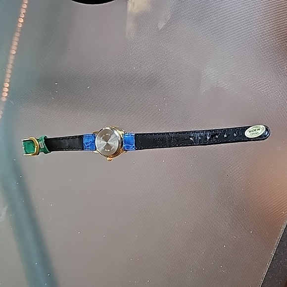 Collezio Multicolored Leather Watch Like New Needs Battery Fashion Second Hand - Picture 4 of 4